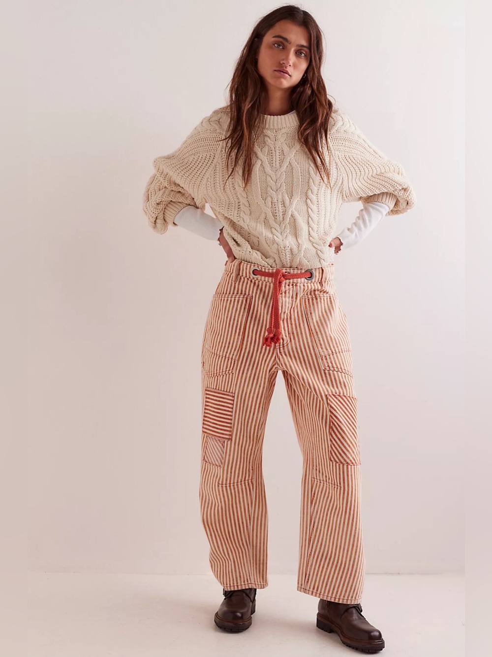 NWOT Free People Moxie Railroad Low-Slung jeans